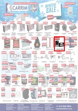 K Carrim Builders Mecca : Winter Sale (15 July - 08 August 2022), page 1