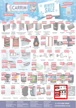 K Carrim Builders Mecca : Winter Sale (15 July - 08 August 2022), page 1