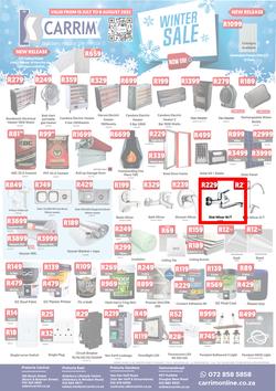 K Carrim Builders Mecca : Winter Sale (15 July - 08 August 2022), page 1