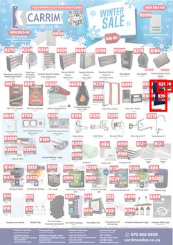 K Carrim Builders Mecca : Winter Sale (15 July - 08 August 2022), page 1