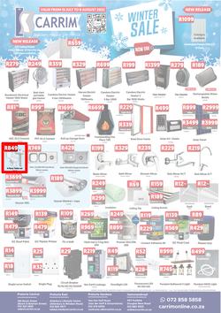 K Carrim Builders Mecca : Winter Sale (15 July - 08 August 2022), page 1