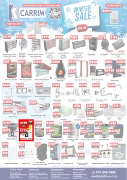 K Carrim Builders Mecca : Winter Sale (15 July - 08 August 2022), page 1