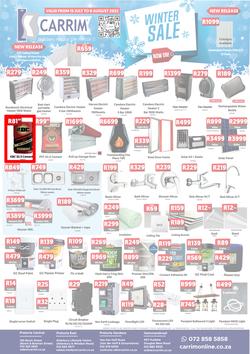 K Carrim Builders Mecca : Winter Sale (15 July - 08 August 2022), page 1