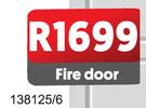 Internal Door (Fire Door) 138125/6