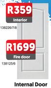 Internal Door (Interior) 138226/7/8