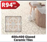 Glazed Ceramic Tiles 400 x 400-Per Sqm
