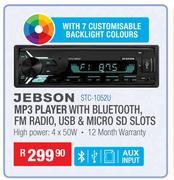 Jebson MP3 Player With Bluetooth, FM Radio, USB & Micro SD Slots STC-1052U