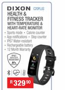 Dixon Health & Fitness Tracker With Temperature & Heart Rate Monitor C20PLUS