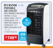 Dixon Portable Air Cooler With Variable Fan Speed FL-1701