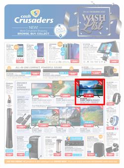 Cash Crusaders : Wish List (5 December - 24 December 2020), page 1