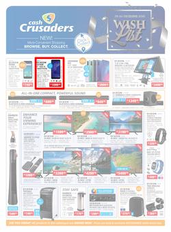 Cash Crusaders : Wish List (5 December - 24 December 2020), page 1