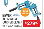 Beyer Aluminium Corner Clamp With Quick Release ALCCDA