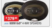 Jebson 600W 6x9" 4 Way Speaker JB698
