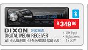 Dixon Digital Media Receiver With Bluetooth, FM Radio & USB Slot DN3238M3
