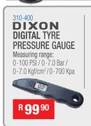 Dixon Digital Tyre Pressure Gauge 310-400