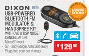 Dixon USB Powered Bluetooth FM & Modulator & Handsfree Kit BT60