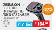 Jebson Bluetooth FM Transmitter & In Car Charger T25