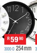 Wall Clocks 254mm 3000-D