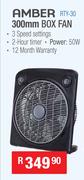 Amber 300mm Box Fan RTY-30