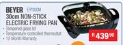Beyer 30cm Non Stick Electric Frying Pan EFP30CM