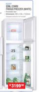 Dixon Refrigerators 220L Combi Fridge/ Freezer White KD220TF