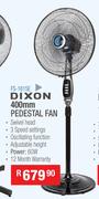 Dixon 400mm Pedestal Fan FS-1615E