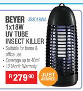 Beyer 1 x 18W UV Tube Insect Killer JS3018WP