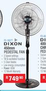 Dixon 450mm Pedestal Fan FS-1607T