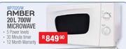 Amber 20L 700W Microwave WP7020/W