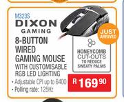 Dixon Gaming 8 Button Wired Gamong Mouse M323S