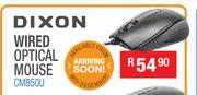Dixon Wired Optical Mouse CM850U