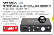 Artesia Professional 24 Bit USB Audio Interface With Bitwig 8 Track Software A22XT