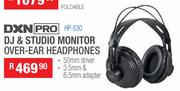 DXN Pro DJ & Studio Monitor Over-Ear Headphones HP-530