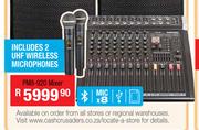 DXN Pro 8 Channel Powered Mixer With Bluetooth,USB & SD Slots PM8-920