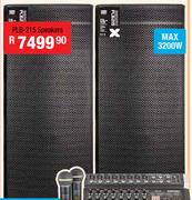 DXN Pro Dual 15" DJ/PA Speakers (Pair) PLB-215
