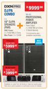 DXN Pro 15" DJ/PA Speakers (Pair) F15 + DXN Pro Professional Power Amplifier MA-400