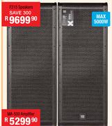 DXN Pro Dual 15" DJ/PA Speakers (Pair) F215