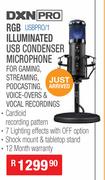 DXN Pro RGB Illuminated USB Condenser Microphone USBPRO/1