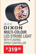 Dixon Multi Colour LED Strobe Light With Flashing Speed Controller QS-011C