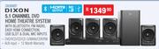 Dixon 5.1 Channel DVD Home Theatre System DN36WBT