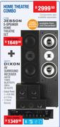 Jebson 5 Speaker Home Theatre Set E1006 + Dixon AV Surround Receiver AV2211