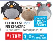 Dixon Pet Speakers EPS201-Each