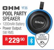 OHM Pool Party Speaker YF36