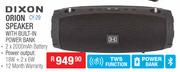 Dixon Orion Speaker With Built-In Power Bank CY-29