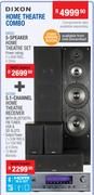 Dixon 5 Speaker Home Theatre Set KM300 + 5.1 Channel Home Theatre Receiver AV3399