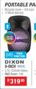 Dixon 8" Portable Party Speaker RM808L