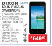 Dixon Solis 4" 8GB 3G Smartphone HK7-3502