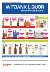 Makro : Witbank Liquor (17 April - 25 April 2022)