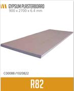 Gypsum Plasterboard 900x2700x6.4mm C00088/1020822