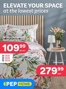 PEP Home : Elevate Your Space At The Lowest Prices (26 July - 29 August 2024)